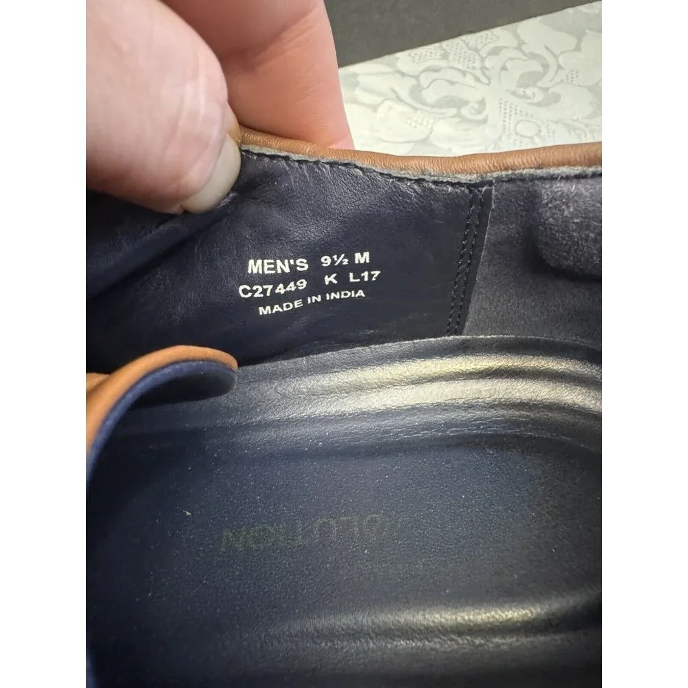 Cole Haan 9.5M Grand‎ Evolution Woven Oxford In Brown Leather Comfort Shoe